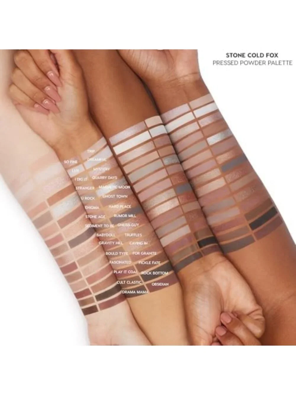 Cool Tone 30-Pan Eyeshadow Palette - Matte & Metallic Finishes, High-Pigment